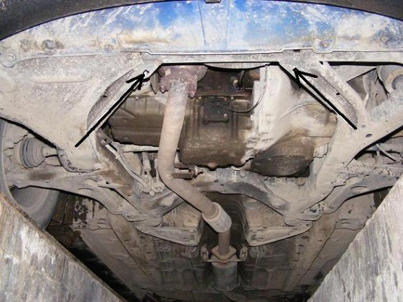 Oceľový kryt motora Opel Vectra B (1995-2001)Opel Vectra