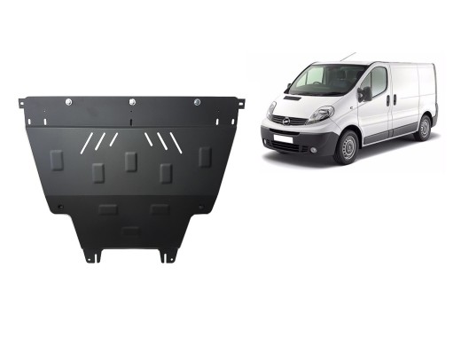Oceľový kryt motora Opel Vivaro (2001-2011)Opel Vivaro