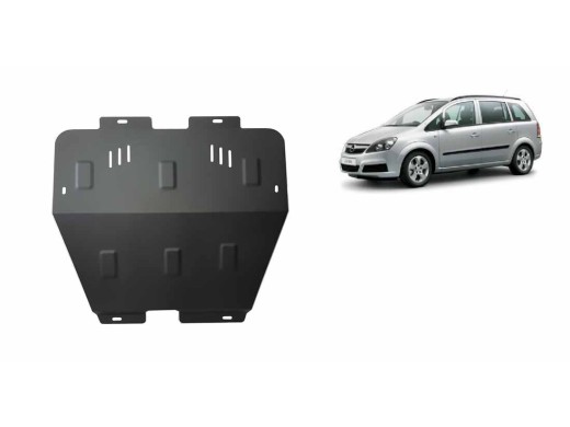 Oceľový kryt motora Opel Zafira B (2005-2011)Opel Zafira