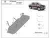 Oceľový kryt palivovej nádrže Volkswagen Amarok - Pouze pro verzi bez továrního (originálního) krytování (2010-2022)
