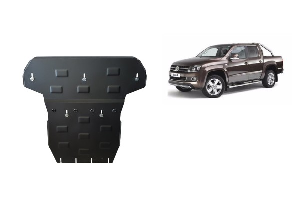 Oceľový kryt prevodovky a reduktora Volkswagen Amarok (2010-2022)Volkswagen Amarok