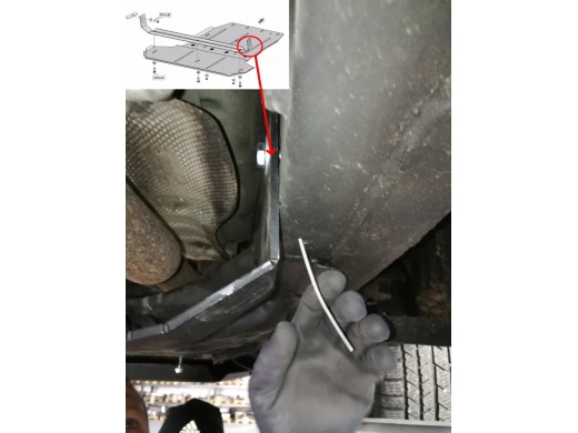 Oceľový kryt prevodovky a reduktora Volkswagen Amarok (2010-2022)Volkswagen Amarok