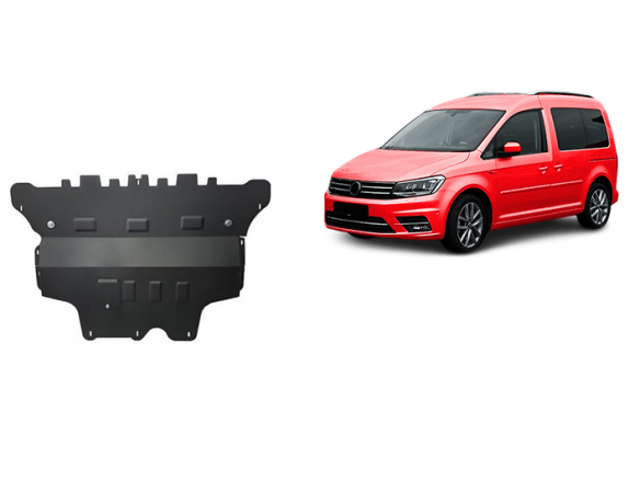 Oceľový kryt motora VW Caddy- Automatická prevodovka (2020-2026)