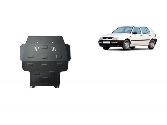 Oceľový kryt motora VW Golf 3 (1991-1998)Volkswagen Golf