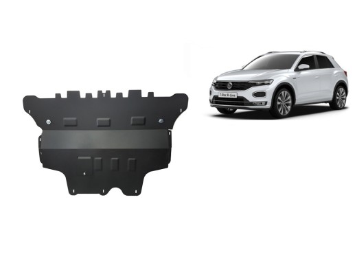 Oceľový kryt motora Volkswagen T-Roc - Automatická prevodovka (2017-2026)