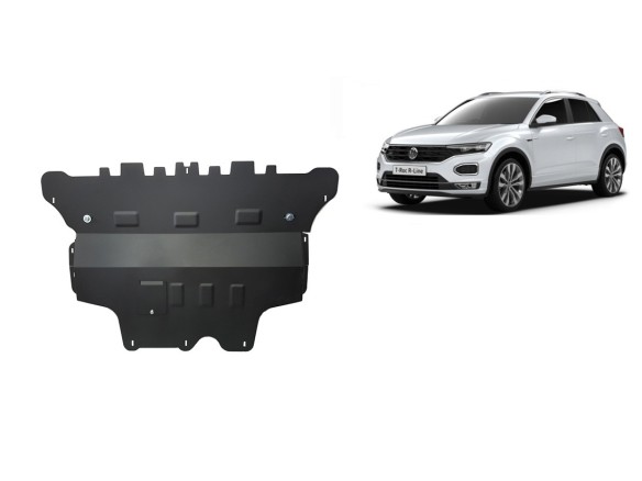 Oceľový kryt motora Volkswagen T-Roc - Automatická prevodovka (2017-2026)