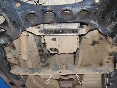 Oceľový kryt prevodovky manuálna i automatická 7L (2003-2006) 2