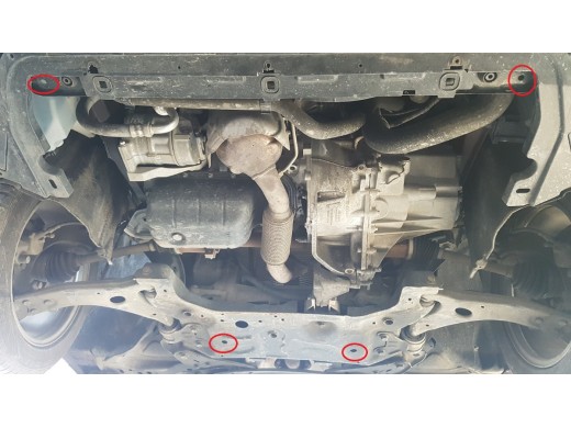 Oceľový kryt motora Volvo V40 (2012-2019)Volvo V40