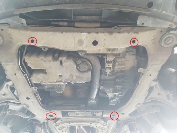 Oceľový kryt motora Volvo S60 (2000-2009)Volvo S60