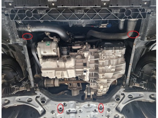 Oceľový kryt motora Baic Beijing X75 (2023-2025)Baic Beijing X75