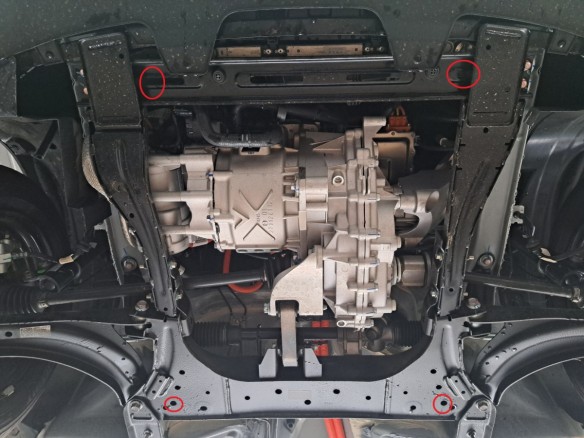 Oceľový kryt motora Dacia Spring (2024-2025)Dacia Spring