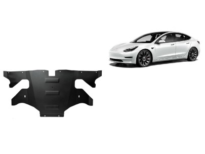 Oceľový kryt zadného elektromotora Tesla Model 3 AWD (2017-2026)