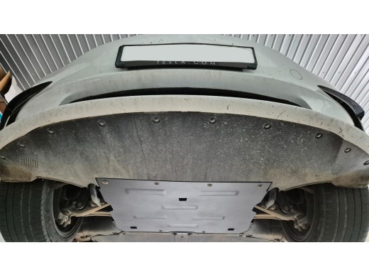 Oceľový kryt predného elektromotora Tesla Model 3 AWD (2017-2026)