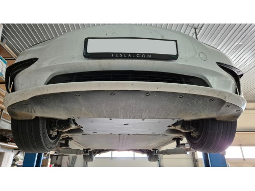 Oceľový kryt predného elektromotora Tesla Model 3 AWD (2017-2025)Tesla Model 3