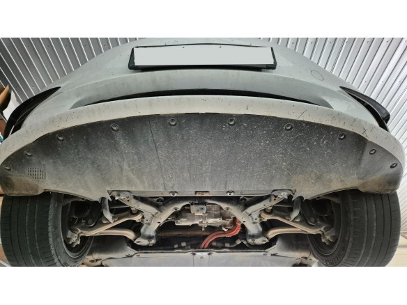 Oceľový kryt predného elektromotora Tesla Model 3 AWD (2017-2026)