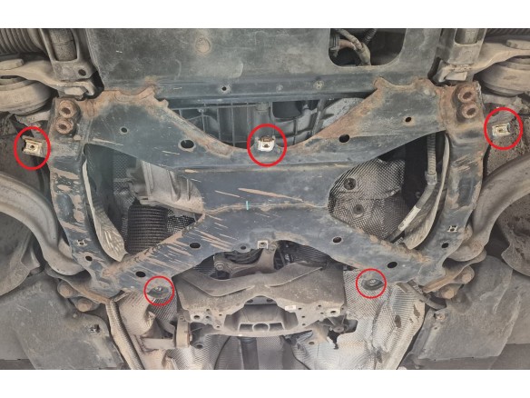 Oceľový kryt prevodovky Audi Q5 (2017-2025)Audi Q5