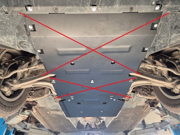 Oceľový kryt pod reduktor Audi Q5 (2017-2025)Audi Q5