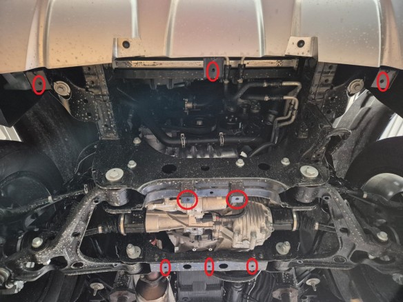 Oceľový kryt motora Baic Beijing BJ60 (2022-2026)