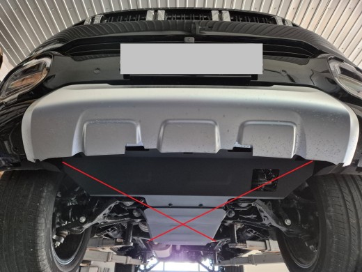 Oceľový kryt diferenciálu Baic Beijing BJ60 (2022-2026)