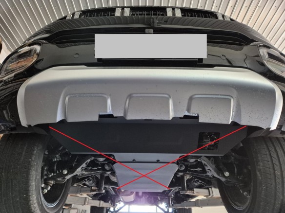 Oceľový kryt diferenciálu Baic Beijing BJ60 (2022-2026)