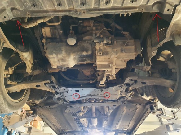 Oceľový kryt motora Mazda 5 (2003-2009)Mazda 5