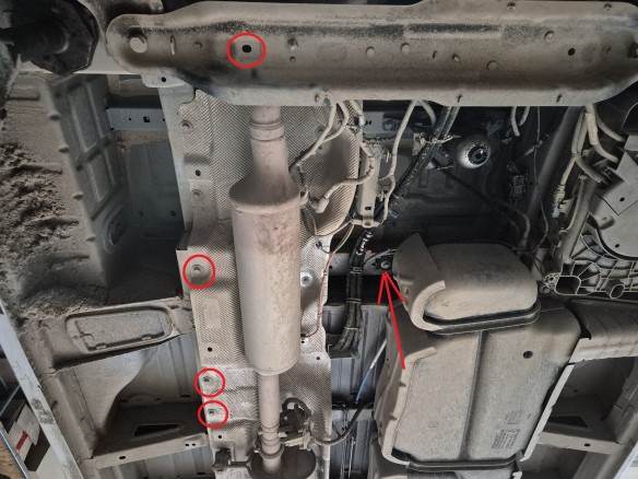 Oceľový kryt pod katalyzátor Start-Stop Renault Master 4 (2024-2026)