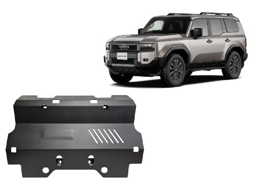 Oceľový kryt chladiča Toyota Land Cruiser 250 (2024-2026)