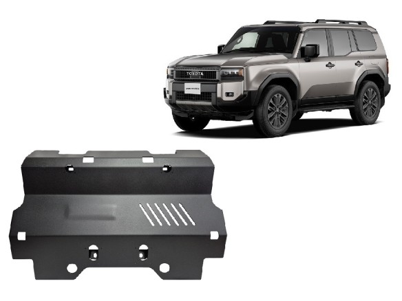 Oceľový kryt chladiča Toyota Land Cruiser 250 (2024-2026)