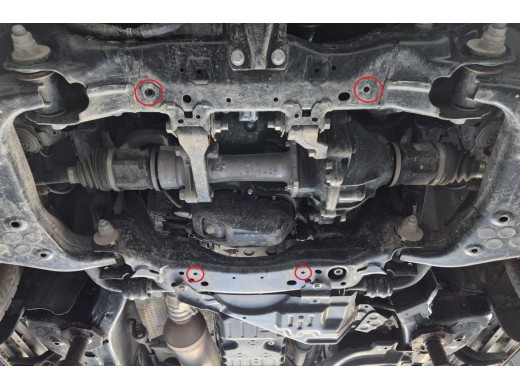 Oceľový kryt motora Toyota Land Cruiser 250 (2024-2025)Toyota Land Cruiser