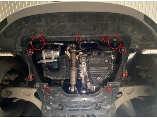 Oceľový kryt motora Fiat 600 (2023-2026)