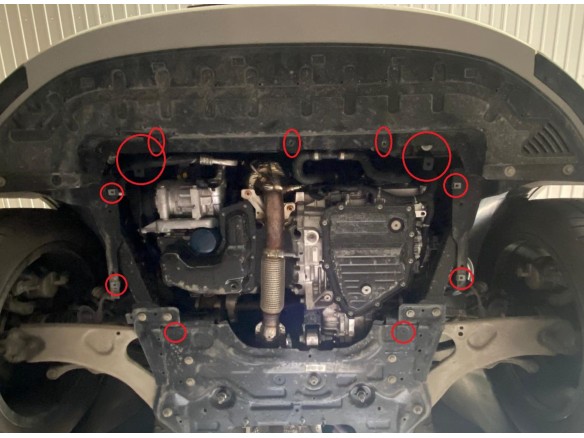 Oceľový kryt motora Fiat 600 (2023-2025)Fiat 600