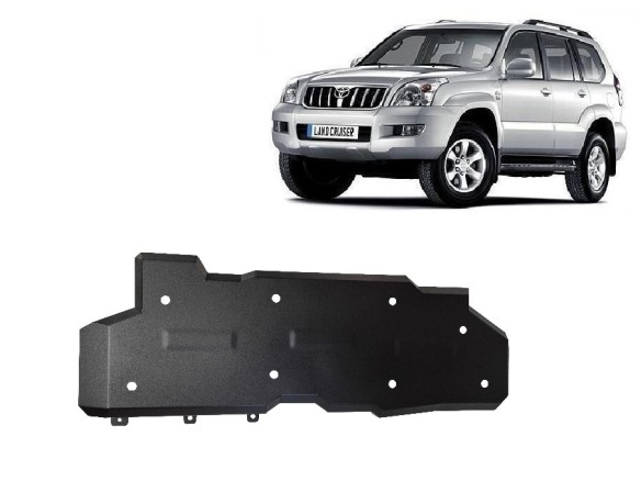 Oceľový kryt palivovej nádrže Toyota Land Cruiser J120 - iba pre 5-dverovú verziu (2002-2009)Toyota Land Cruiser
