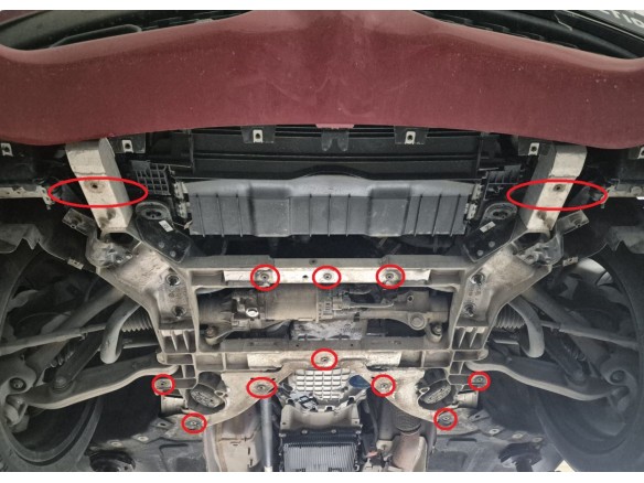 Oceľový kryt motora Alfa Romeo Stelvio (2016-2026)