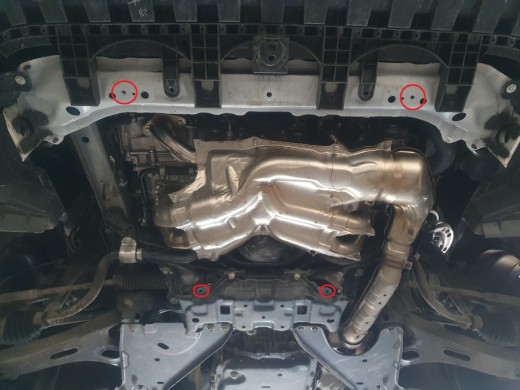 Oceľový kryt motora Subaru Forester 5 Hybrid (2018-2026)