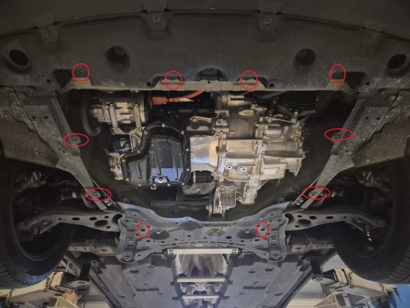 Oceľový kryt motora Toyota C-HR (2023-2025)Toyota C-HR