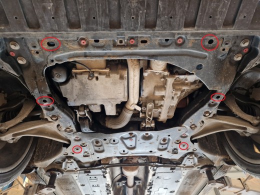 Oceľový kryt motora Volvo V60 (2018-2025)