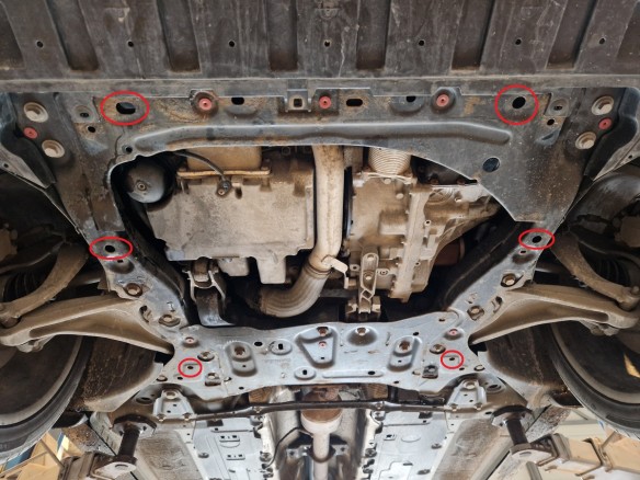 Oceľový kryt motora Volvo V60 (2018-2025)