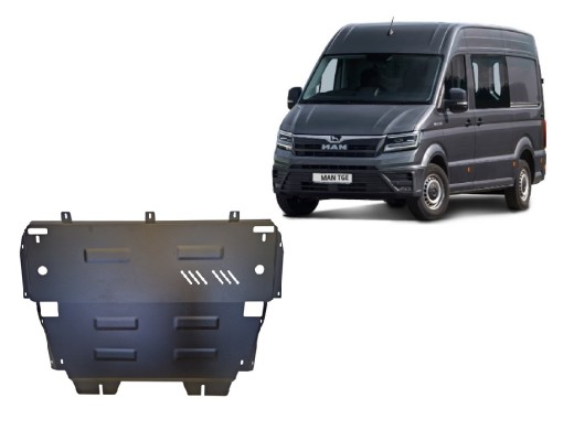 Oceľový kryt motora MAN Tge (2017-2026)