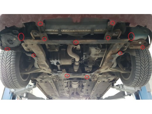 Oceľový kryt motora Alfa Romeo 159 (2004-2011)Alfa Romeo 159