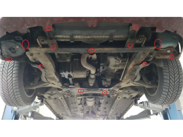 Oceľový kryt motora Alfa Romeo 159 (2004-2011)Alfa Romeo 159