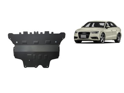 Oceľový kryt motora Audi A3 (8V) - Automatická prevodovka (2012-2020)