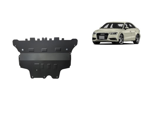 Oceľový kryt motora Audi A3 (8V) (2012-2020)