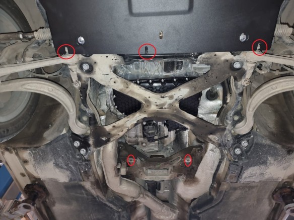 Oceľový kryt prevodovky Audi A4 B9 (2016-2025)Audi A4