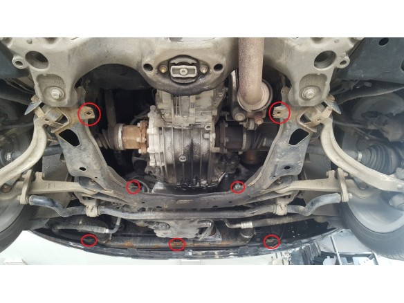 Oceľový kryt motora Audi A4 B6 (2000-2005)