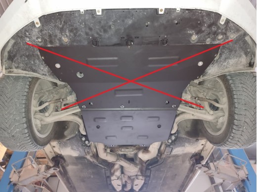 Oceľový kryt prevodovky Audi A4 B9 All Road (2015-2025)Audi Allroad