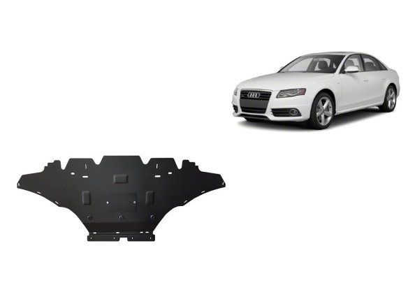 Oceľový kryt motora Audi A4 B8 All Road, benzin (2008-2014)Audi Allroad