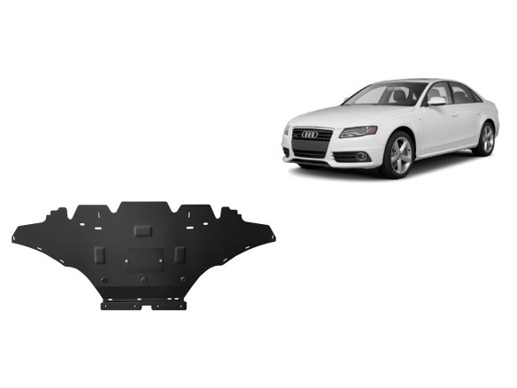 Oceľový kryt motora Audi A4 B8 All Road, diesel (2008-2014)Audi Allroad