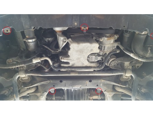 Oceľový kryt motora Audi A4 B7 All Road (2005-2008)Audi Allroad