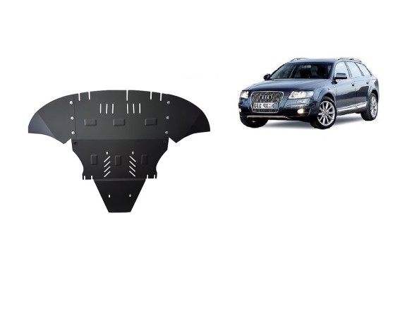 Oceľový kryt motora Audi A6 Allroad 2 - s boky (2005-2011)Audi Allroad