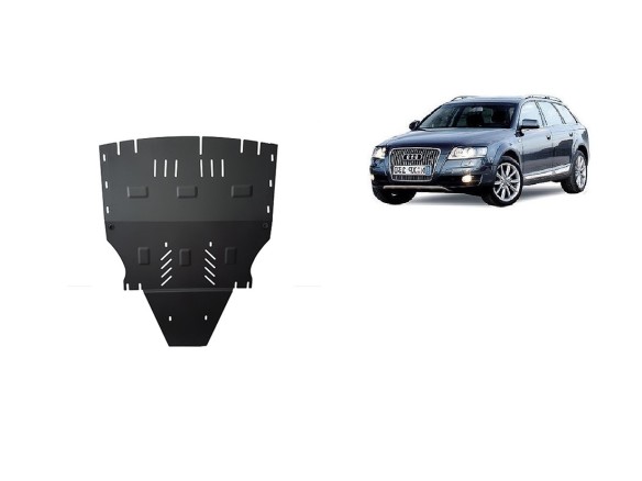 Oceľový kryt motora Audi A6 Allroad 2 - bez bokov (2005-2011)Audi Allroad